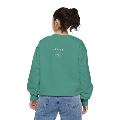 2023 Green Shavings Comfort Colors Sweatshirt - Plain Back