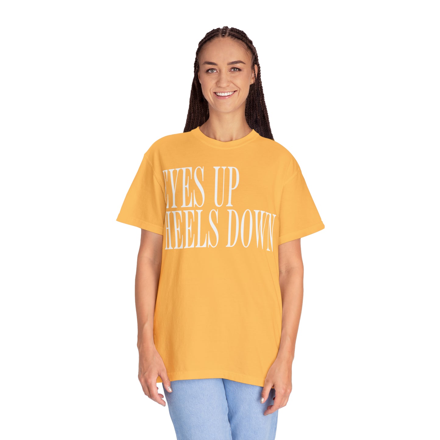 Eyes Up Heels Down Tee