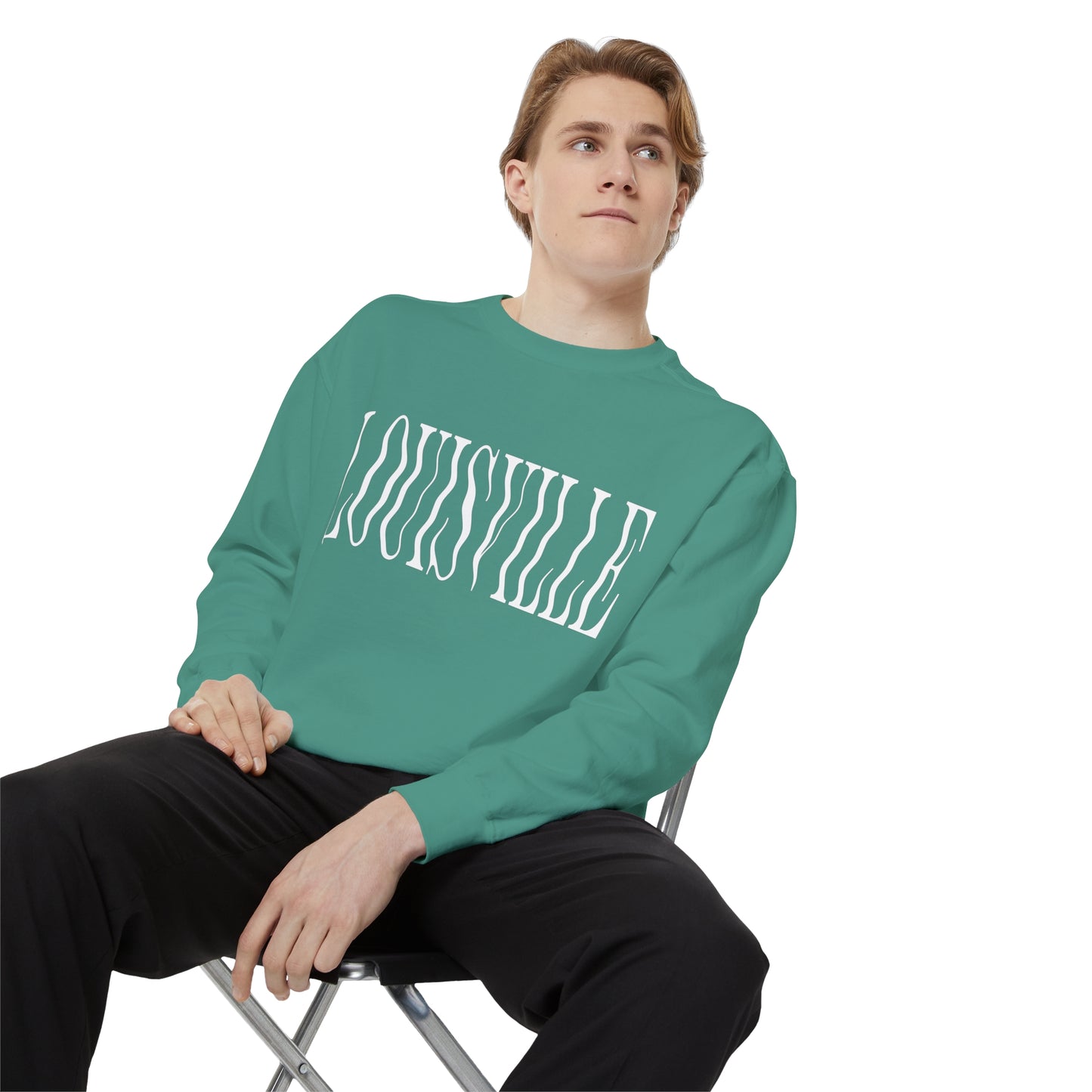 2023 Green Shavings Comfort Colors Sweatshirt - Plain Back