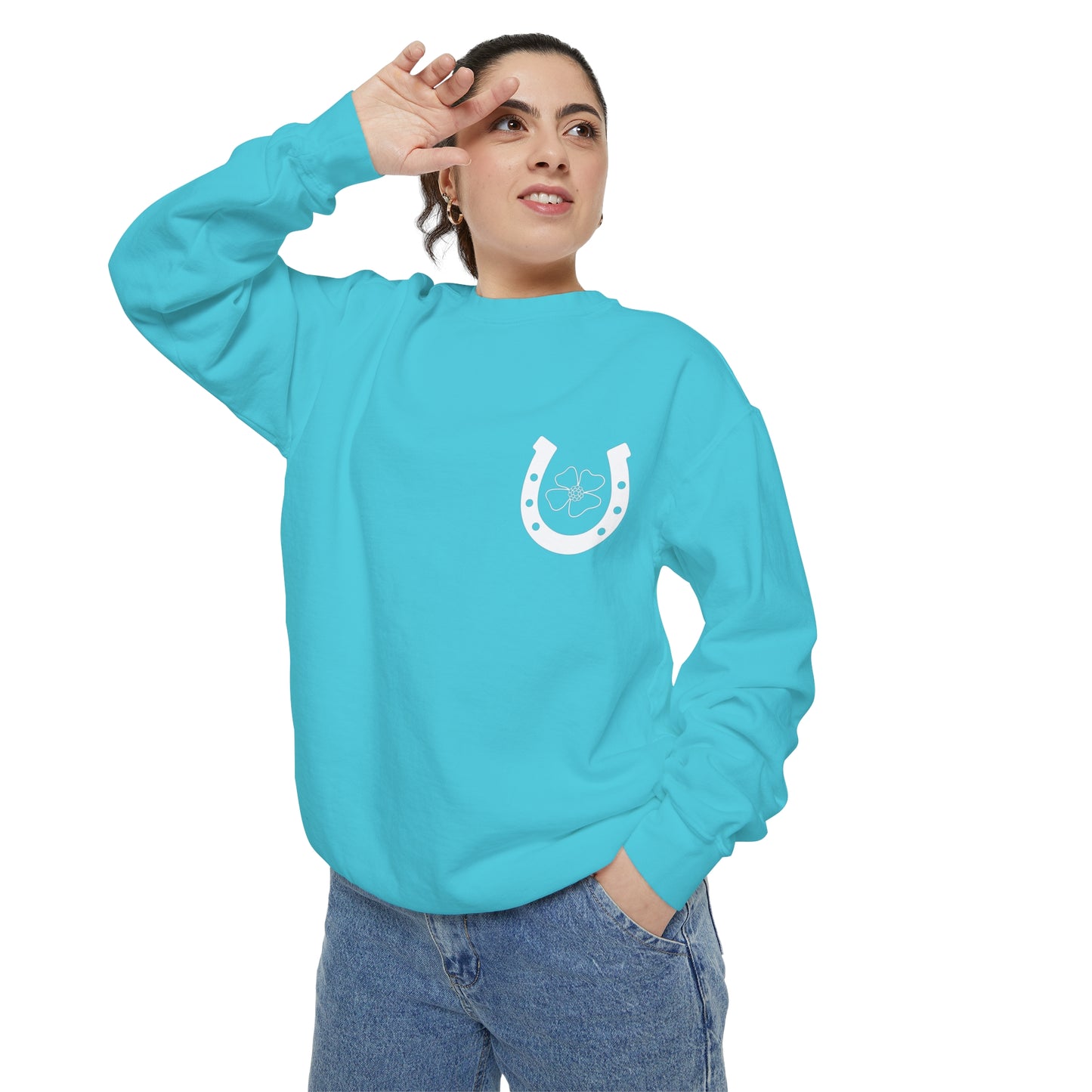 Eyes Up Heels Down Sweatshirt