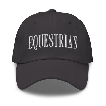 Equestrian Embroidered Dad Hat