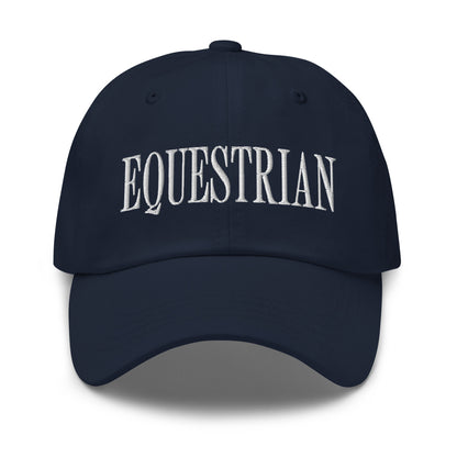 Equestrian Embroidered Dad Hat