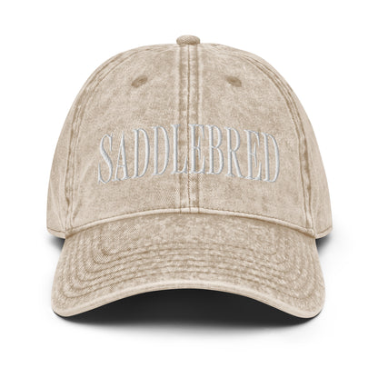 Vintage Saddlebred Embroidered Dad Hat